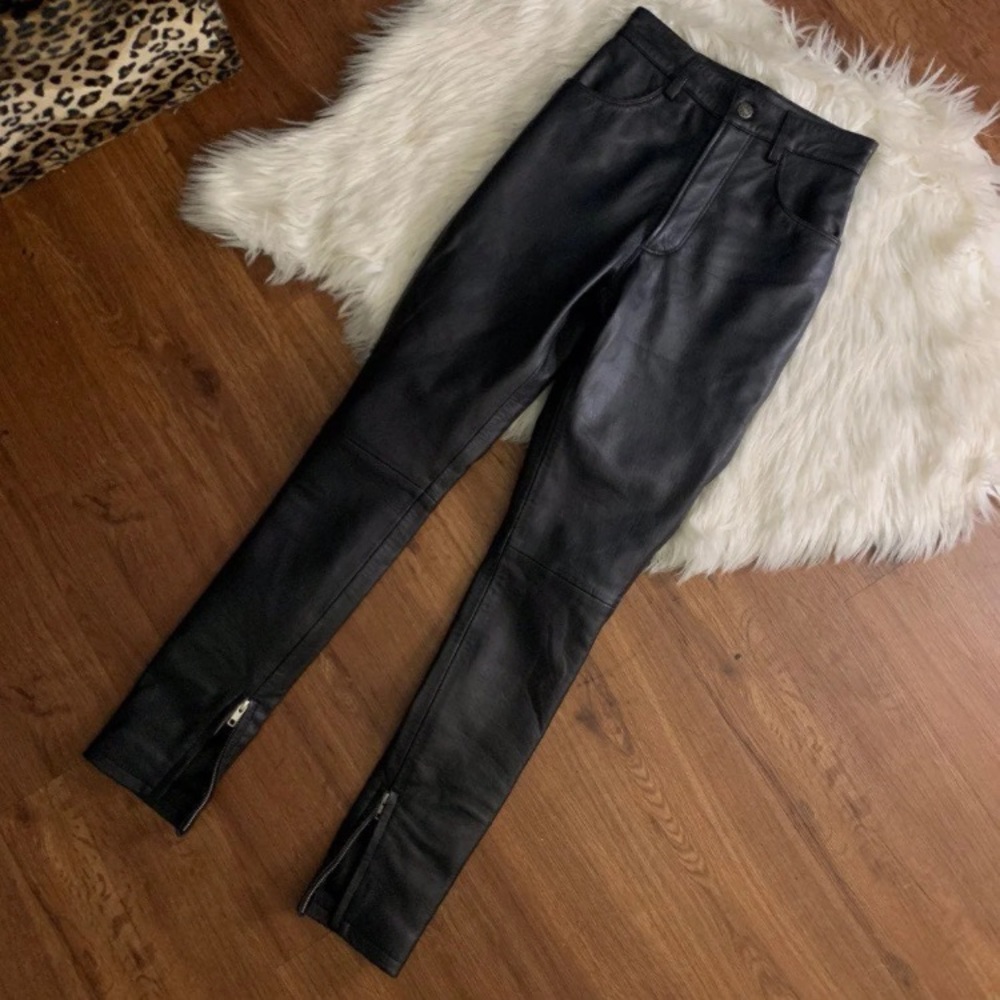 Vintage Leather Hot Pants